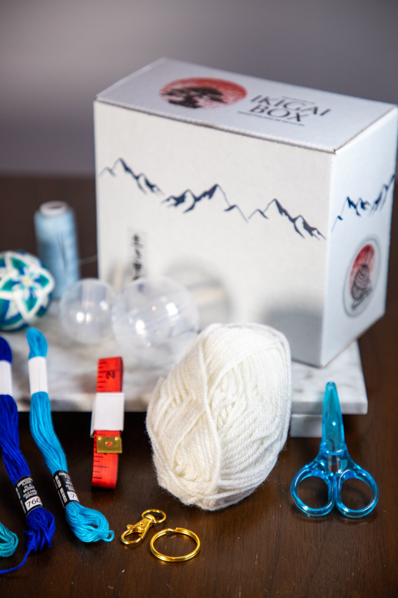 kit de temari box, la broderie japonais relaxante